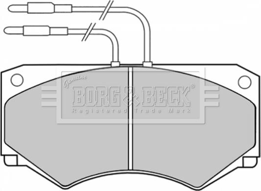 Borg & Beck BBP1039 - Jarrupala, levyjarru inparts.fi