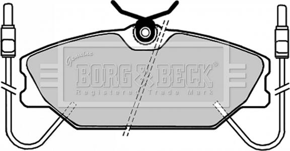 Borg & Beck BBP1035 - Jarrupala, levyjarru inparts.fi