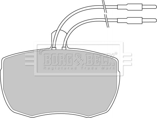 Borg & Beck BBP1024 - Jarrupala, levyjarru inparts.fi