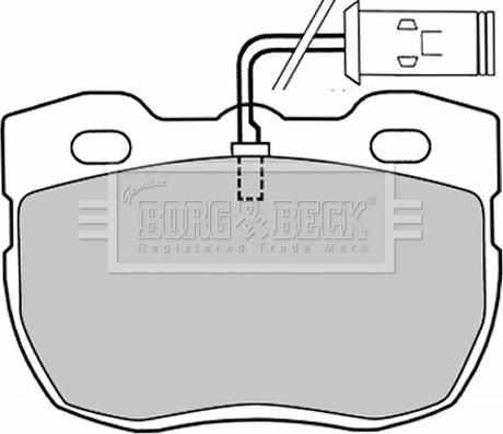 Borg & Beck BBP1028 - Jarrupala, levyjarru inparts.fi