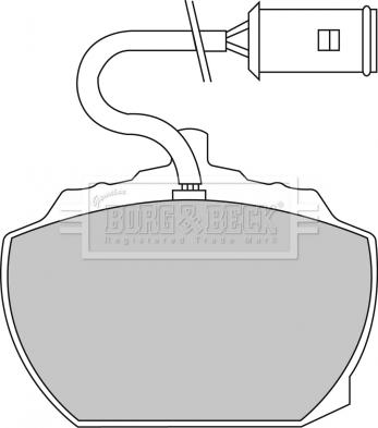 Magneti Marelli BP0917 - Jarrupala, levyjarru inparts.fi