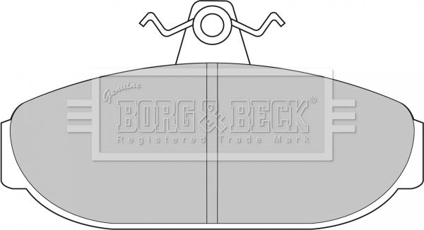 Borg & Beck BBP1079 - Jarrupala, levyjarru inparts.fi