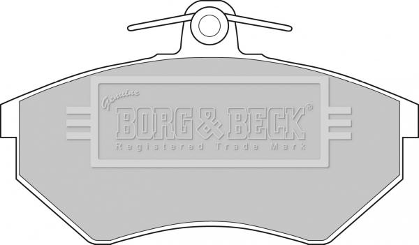 Borg & Beck BBP1076 - Jarrupala, levyjarru inparts.fi