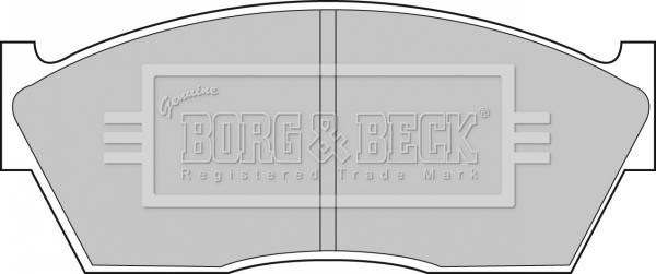 Borg & Beck BBP1077 - Jarrupala, levyjarru inparts.fi