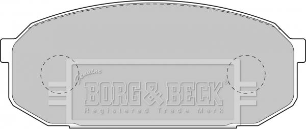 Borg & Beck BBP1144 - Jarrupala, levyjarru inparts.fi