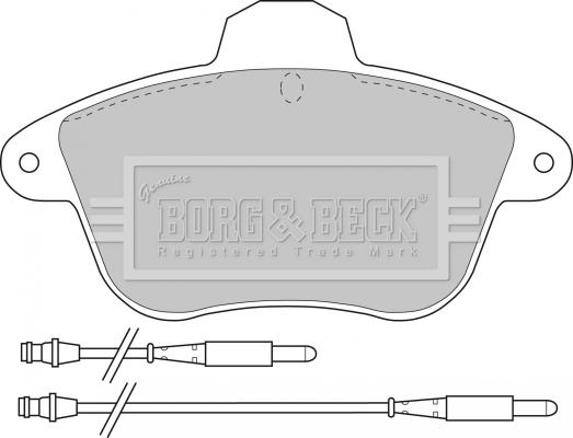 Borg & Beck BBP1159 - Jarrupala, levyjarru inparts.fi