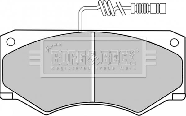 Borg & Beck BBP1153 - Jarrupala, levyjarru inparts.fi