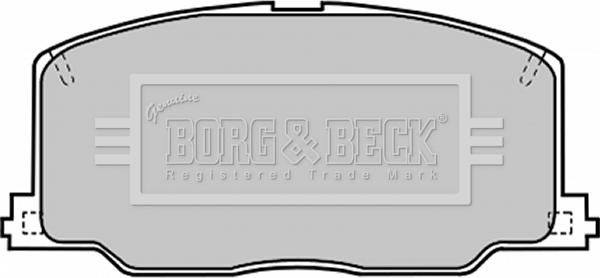 Borg & Beck BBP1168 - Jarrupala, levyjarru inparts.fi