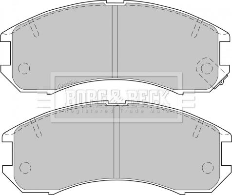 Borg & Beck BBP1162 - Jarrupala, levyjarru inparts.fi