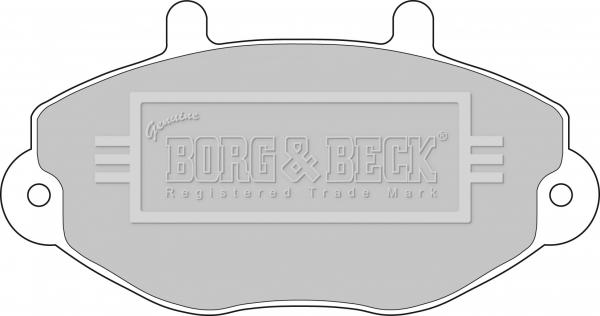 Borg & Beck BBP1108 - Jarrupala, levyjarru inparts.fi