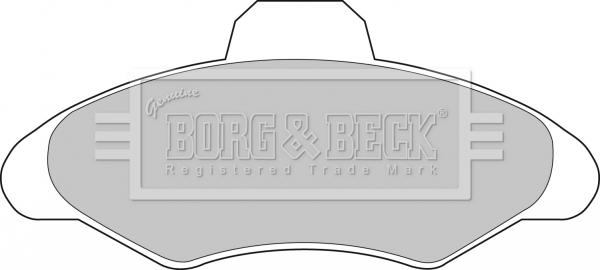 Borg & Beck BBP1116 - Jarrupala, levyjarru inparts.fi