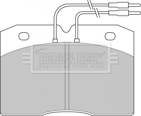 Borg & Beck BBP1133 - Jarrupala, levyjarru inparts.fi