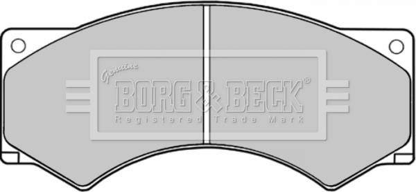 Borg & Beck BBP1122 - Jarrupala, levyjarru inparts.fi