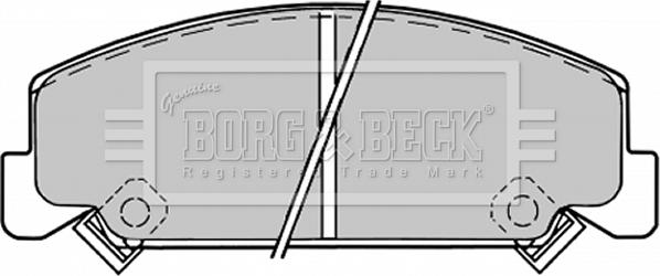 Borg & Beck BBP1176 - Jarrupala, levyjarru inparts.fi