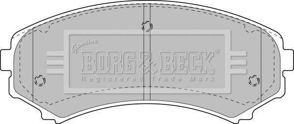 Borg & Beck BBP1891 - Jarrupala, levyjarru inparts.fi