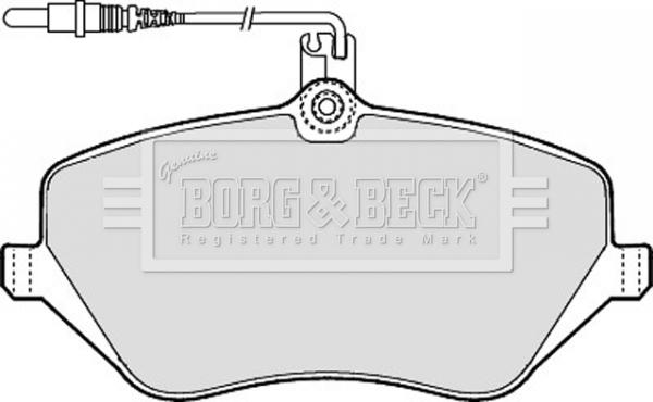 Borg & Beck BBP1898 - Jarrupala, levyjarru inparts.fi