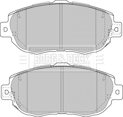 Borg & Beck BBP1848 - Jarrupala, levyjarru inparts.fi