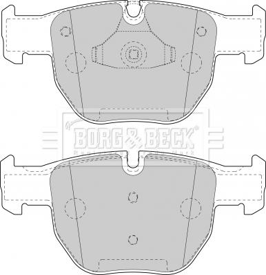 Borg & Beck BBP1853 - Jarrupala, levyjarru inparts.fi