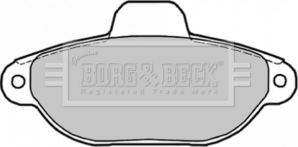 Borg & Beck BBP1852 - Jarrupala, levyjarru inparts.fi