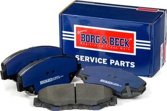 Borg & Beck BBP1860 - Jarrupala, levyjarru inparts.fi