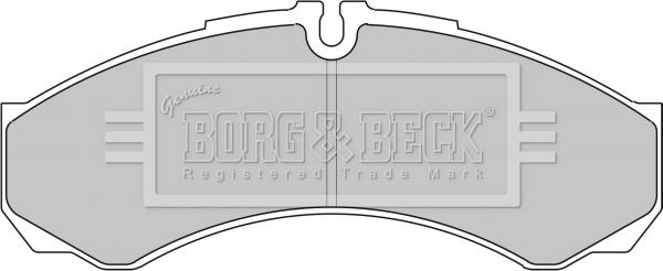 Borg & Beck BBP1862 - Jarrupala, levyjarru inparts.fi