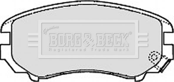 Borg & Beck BBP1884 - Jarrupala, levyjarru inparts.fi