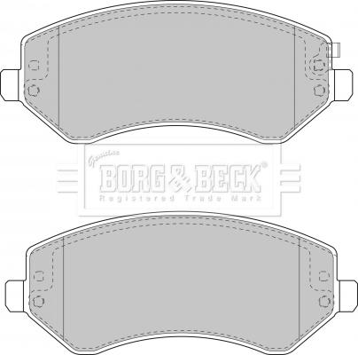 Borg & Beck BBP1830 - Jarrupala, levyjarru inparts.fi