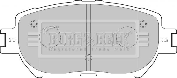 Borg & Beck BBP1833 - Jarrupala, levyjarru inparts.fi