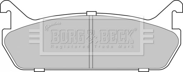 Borg & Beck BBP1828 - Jarrupala, levyjarru inparts.fi