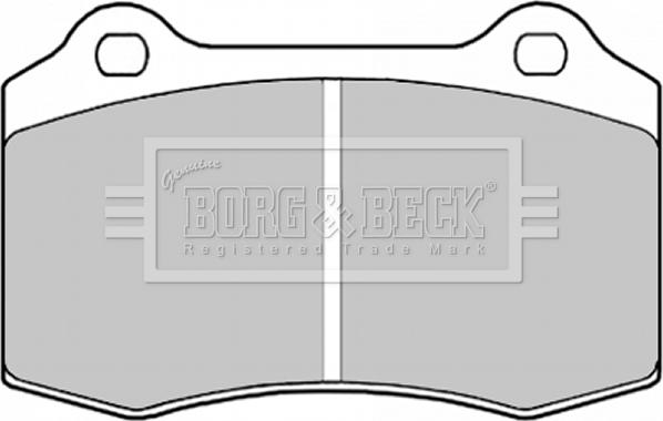 Borg & Beck BBP1823 - Jarrupala, levyjarru inparts.fi