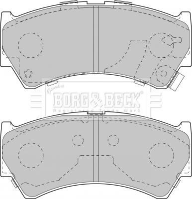 Borg & Beck BBP1827 - Jarrupala, levyjarru inparts.fi