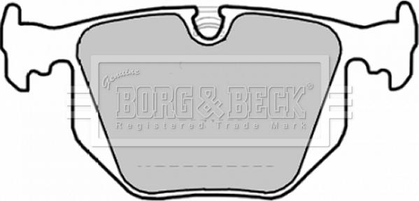 Borg & Beck BBP1872 - Jarrupala, levyjarru inparts.fi