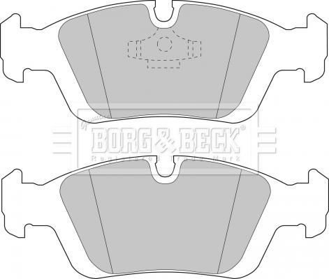 Borg & Beck BBP1399 - Jarrupala, levyjarru inparts.fi