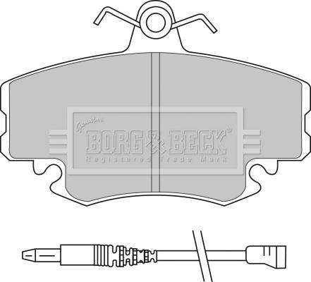 Borg & Beck BBP1397 - Jarrupala, levyjarru inparts.fi