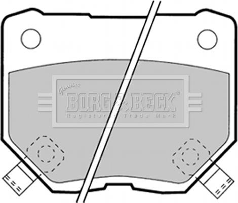 Borg & Beck BBP1349 - Jarrupala, levyjarru inparts.fi