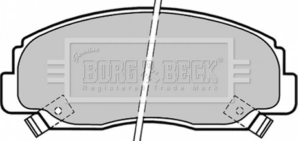 Borg & Beck BBP1341 - Jarrupala, levyjarru inparts.fi