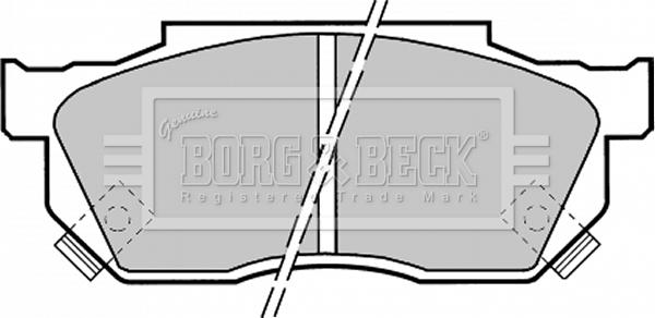 Borg & Beck BBP1369 - Jarrupala, levyjarru inparts.fi