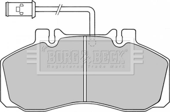 Borg & Beck BBP1362 - Jarrupala, levyjarru inparts.fi