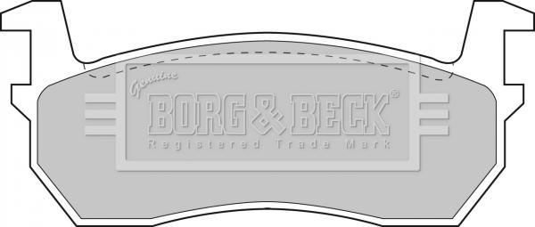 Borg & Beck BBP1309 - Jarrupala, levyjarru inparts.fi