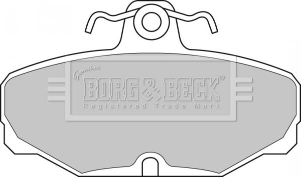 Borg & Beck BBP1302 - Jarrupala, levyjarru inparts.fi