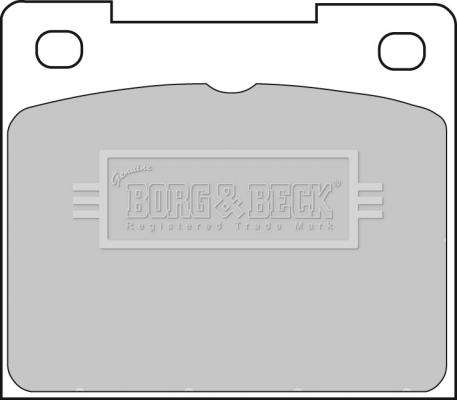 Borg & Beck BBP1307 - Jarrupala, levyjarru inparts.fi