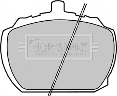 Borg & Beck BBP1311 - Jarrupala, levyjarru inparts.fi