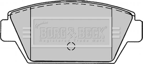 Borg & Beck BBP1243 - Jarrupala, levyjarru inparts.fi