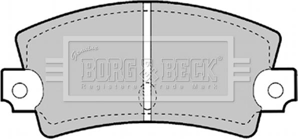 Borg & Beck BBP1247 - Jarrupala, levyjarru inparts.fi