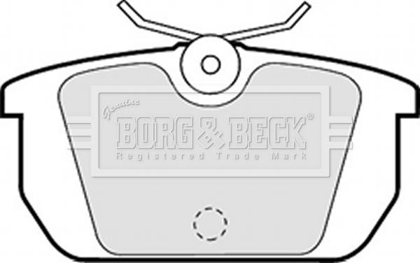 Borg & Beck BBP1261 - Jarrupala, levyjarru inparts.fi