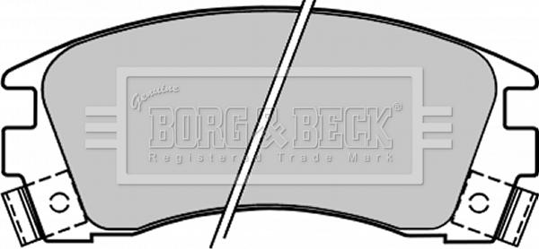 Borg & Beck BBP1209 - Jarrupala, levyjarru inparts.fi