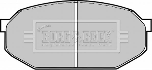 Borg & Beck BBP1205 - Jarrupala, levyjarru inparts.fi