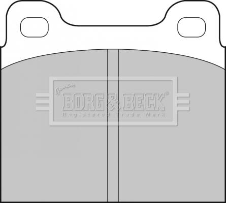 Borg & Beck BBP1210 - Jarrupala, levyjarru inparts.fi