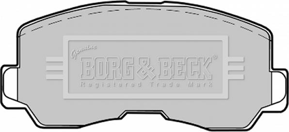 Borg & Beck BBP1213 - Jarrupala, levyjarru inparts.fi