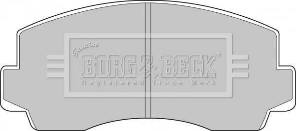 Borg & Beck BBP1283 - Jarrupala, levyjarru inparts.fi